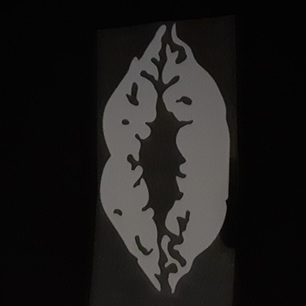 Reflective vinyl decal